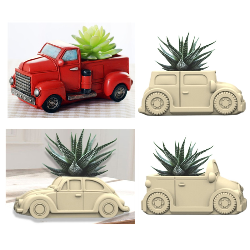 Echeveria Succulent - 3D Car succulente pianta vaso di