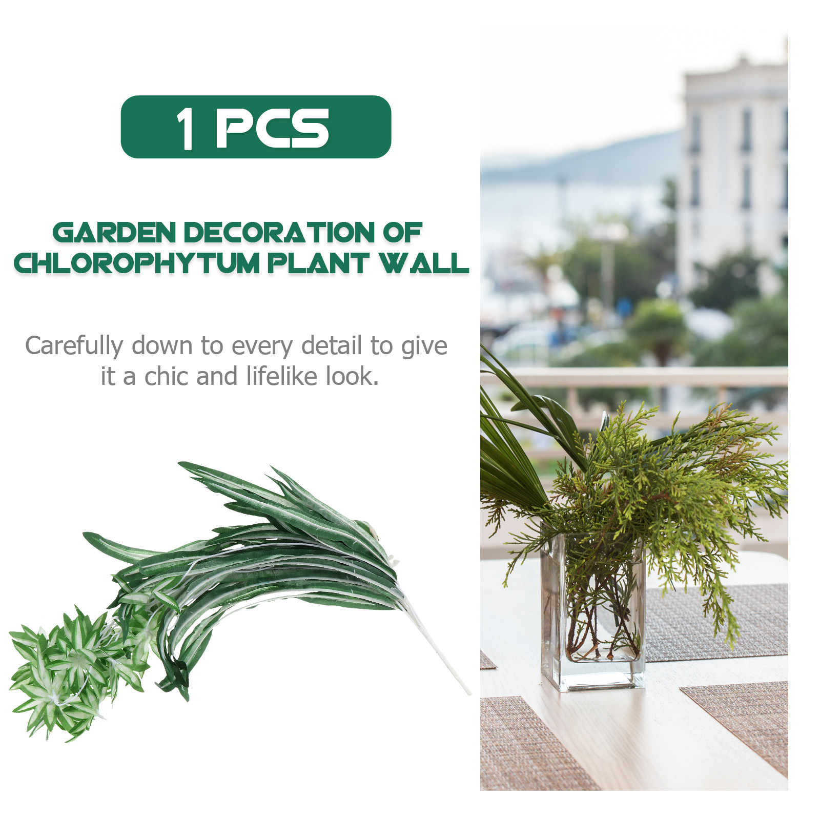 1 Pezzo di Pianta Artificiale  - Spider Plant Hanging recensione e prezzo